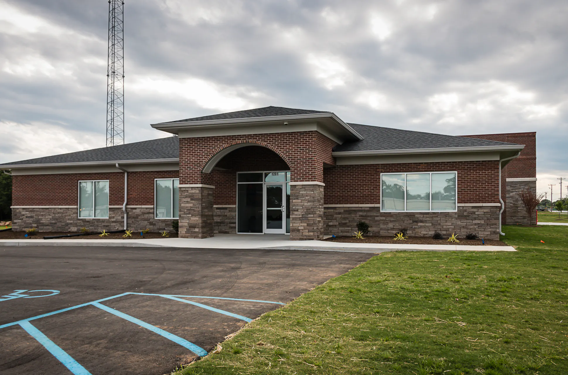 Gantt Fire Dept sewer building exterior
