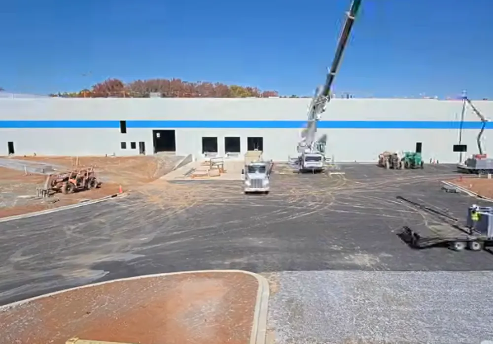 Construction Progress - Hentzen Coatings project